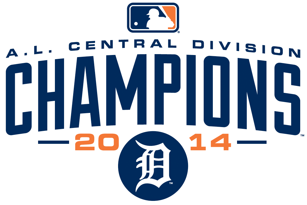 Detroit Tigers 2014 Champion Logo vinyl decal